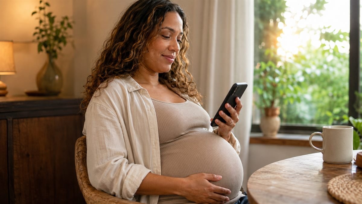 Pedido do salário-maternidade concluído pelo celular