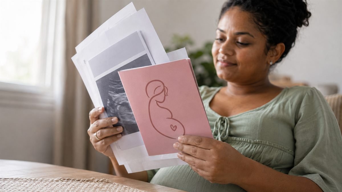 O Cartão da Gestante registra tudo Cartão da gestante e resultados dos exames do pré-natal